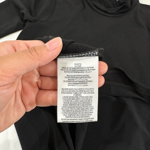 BCBGENERATION MOCK NECK A-LINE DRESS - Picture 4 of 5